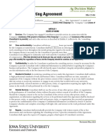 Sample Consulting Agreement Template