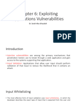 Chapter 7 Application Vulnerabilities