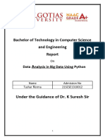 Tushar Verma 21scse1310012 Data Analysis Using Big Data Tools 21scse1310012 Report