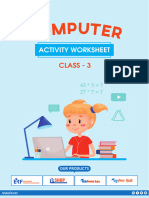 Class 3 Computer Activity Worksheet 7