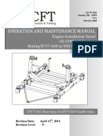 CFT CFM56-7 Engine Stand Operation Manual New Arm - 4-10-14