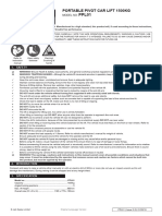 Portable Car Lift Instructions