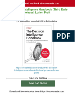 Full Download The Decision Intelligence Handbook (Third Early Release) Lorien Pratt PDF