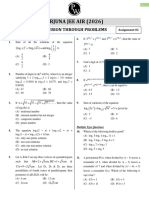 Assignment 02 - Revision Through Problems - Arjuna JEE AIR 2026