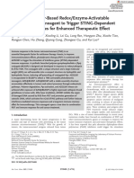 Branched Polymer-Based Redox:Enzyme-Activatable Photodynamic Nanoagent To Trigger STING-Dependent Immune Responses For Enhanced Therapeutic Effect