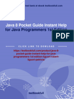 (PDF Download) Java 8 Pocket Guide Instant Help For Java Programmers 1st Edition Liguori Robert Liguori Patricia Fulll Chapter