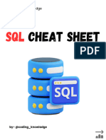 SQL Cheat Sheet - Harry