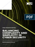 Balancing Complexity and Simplicity in Cyber Security White Paper