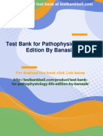 (PDF Download) Test Bank For Pathophysiology 6th Edition by Banasik Fulll Chapter