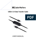 USB-A 3.0 Data Transfer Cable User Manual