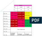 NLC Schedule