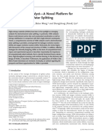 Adv Funct Materials - 2022 - Zhai - High Entropy Catalyst A Novel Platform For Electrochemical Water Splitting