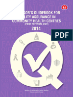 Assessors Guidebook For Quality Assurance in Community Health Centres First Referral Unit