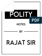 Polity Notes New Rajat Sir