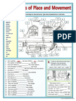 Prepositions of Place and Movement and Places in Town