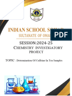 12th Chem Investigatory Project