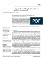 Optimal Control Strategy For Parallel Plug-In Hybrid Electric Vehicles Based On Dynamic Programming