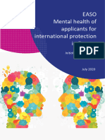 Easo Mental Health of Applicants For International-BZ0420449ENN