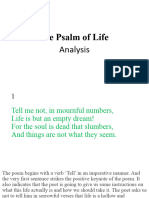 The Psalm of Life Analysis