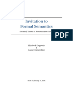 Semantics Boot Camp