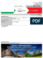 Ticket Code:: Roma Termini 18/09/2022