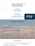 Power Systems 1 - Lecture 4