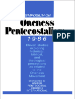 Apostolic - Symposium On Oneness Pentecostalism (1986) PDF