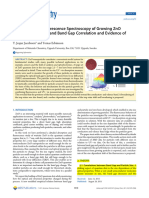 14-3-2023F.Absorption and Fluorescence Spectroscopy of Growing ZnO ACS