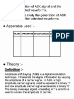 ASK.... Modulation & Demodulation