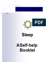 Sleep A Self Help Booklet