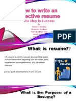 Writing Resume