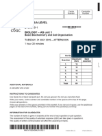 June 2019 QP - Unit 1 WJEC Biology A-Level