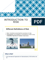 1.introduction To Risk