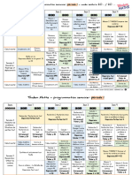 Programmation Semainier - Tandem Maths