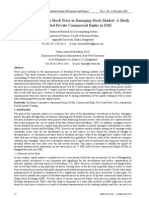 Effect of Dividend On Stock Price in Emerging Stock Market: A Study On The Listed Private Commercial Banks in DSE