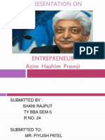 Entrepreneur Azim Hashim Premji