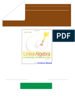 Linear Algebra A Modern Introduction 4th Edition David Poole Solutions Manual