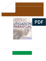 Litigation Paralegal A Systems Approach 6Th Edition Mccord Solutions Manual