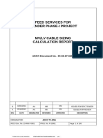 P-23001 - 23.99.67.0601 - Rev.B - MV-LV Cable Sizing Calculations Report