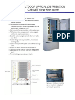 Fiber Distribution Outdoor Cabinet