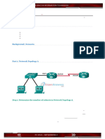 Subnetting Network Topologies Task