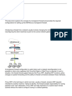 Transparent Bridged Firewall