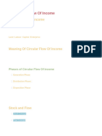 Circular Flow of Income