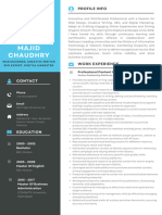 Majid Chaudhry CV