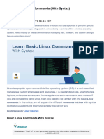 Learn Basic Linux Commands (With Syntax) : Updated On Dec 21, 2023 18:45 IST