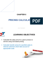 Chapter 5 - Pricing Calculations