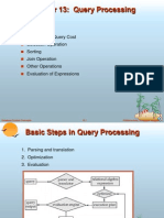 Chapter 13: Query Processing