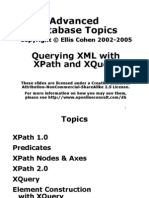 Advanced Database Topics: Querying XML With Xpath and Xquery