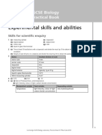 Cambridge IGCSE Biology Laboratory Practical Book Answer Hodder