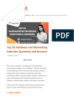 Top 30 Hardware and Networking Interview Questions and Answers - MC Talent Hunt